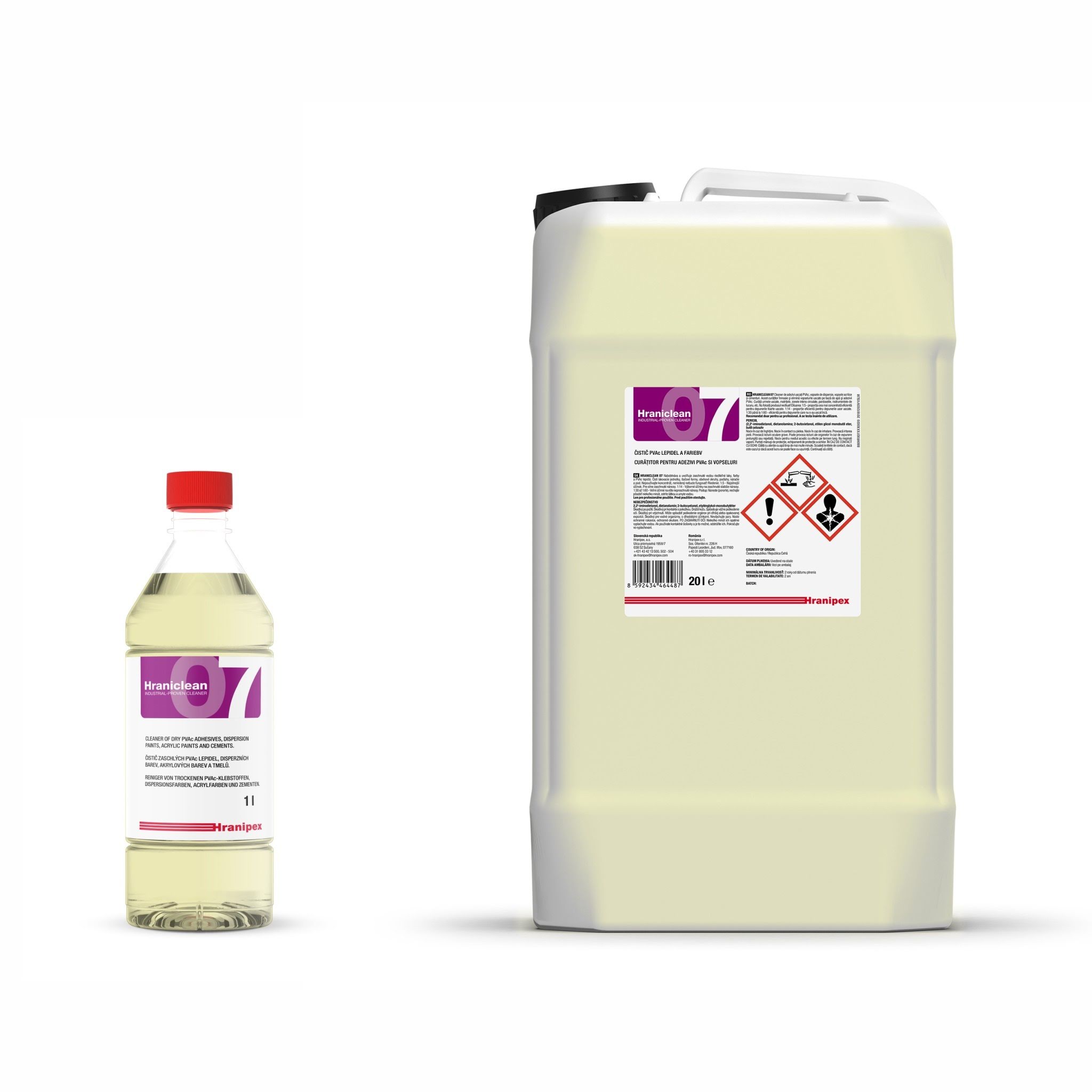 Hraniclean 07 concentraat reiniger verf/PVAc