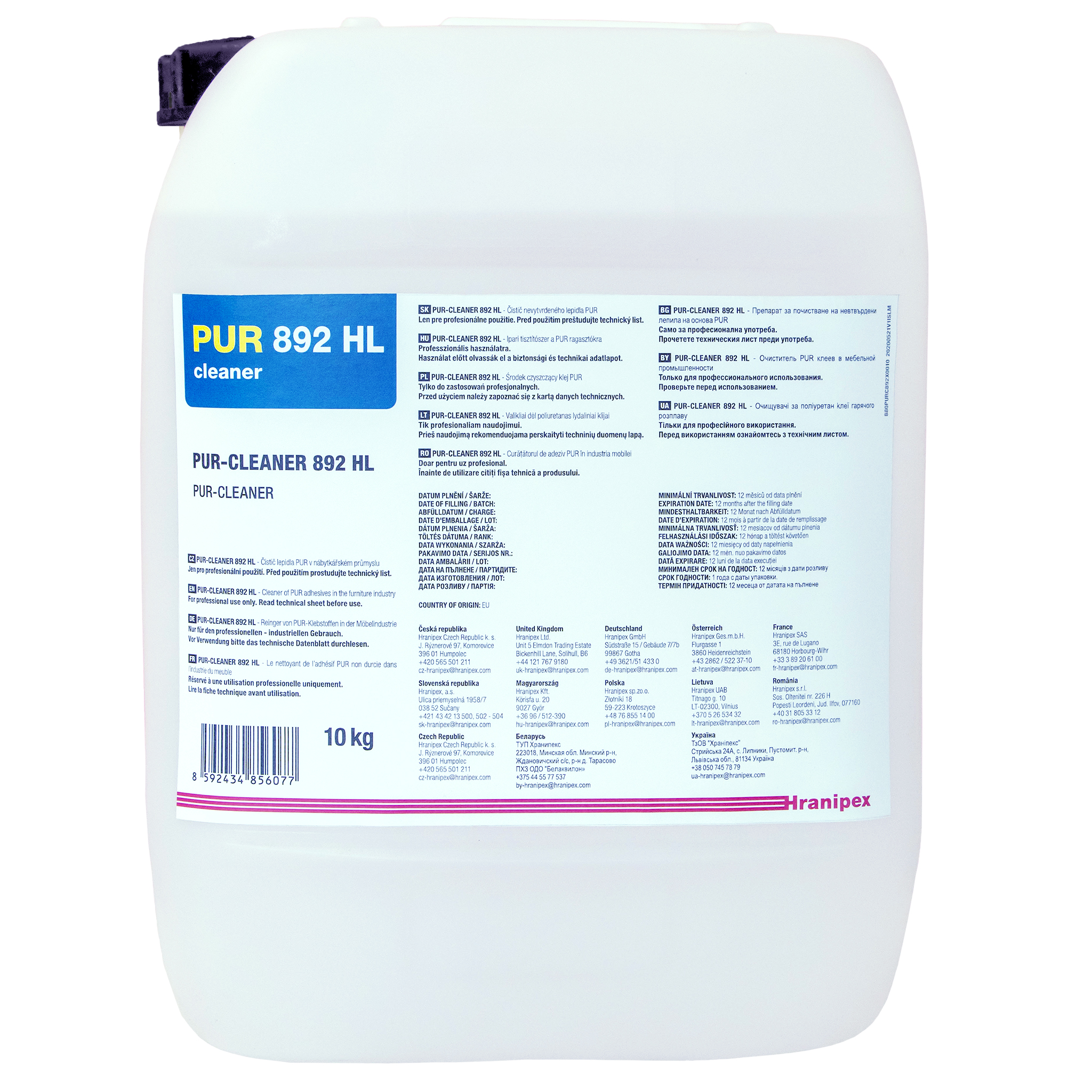 PUR Cleaner 892 HL 10 kg