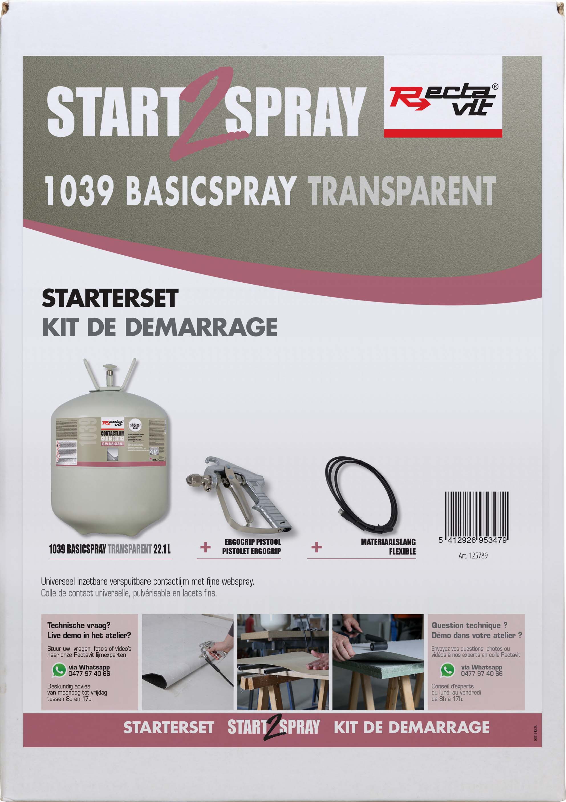 RECTAVIT 1039 BASICSPRAY  START 2 SPRAY  SET