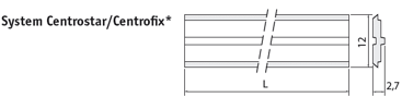 HM schaafmessen Centrostar/Centrofix