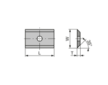 HW wp mesjes standaard 35° Z2 (G1) (Doosje 10 stuks)
