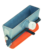 PIZZI lijmroller met 180mm spons rol voor aansluiting lijmpistool