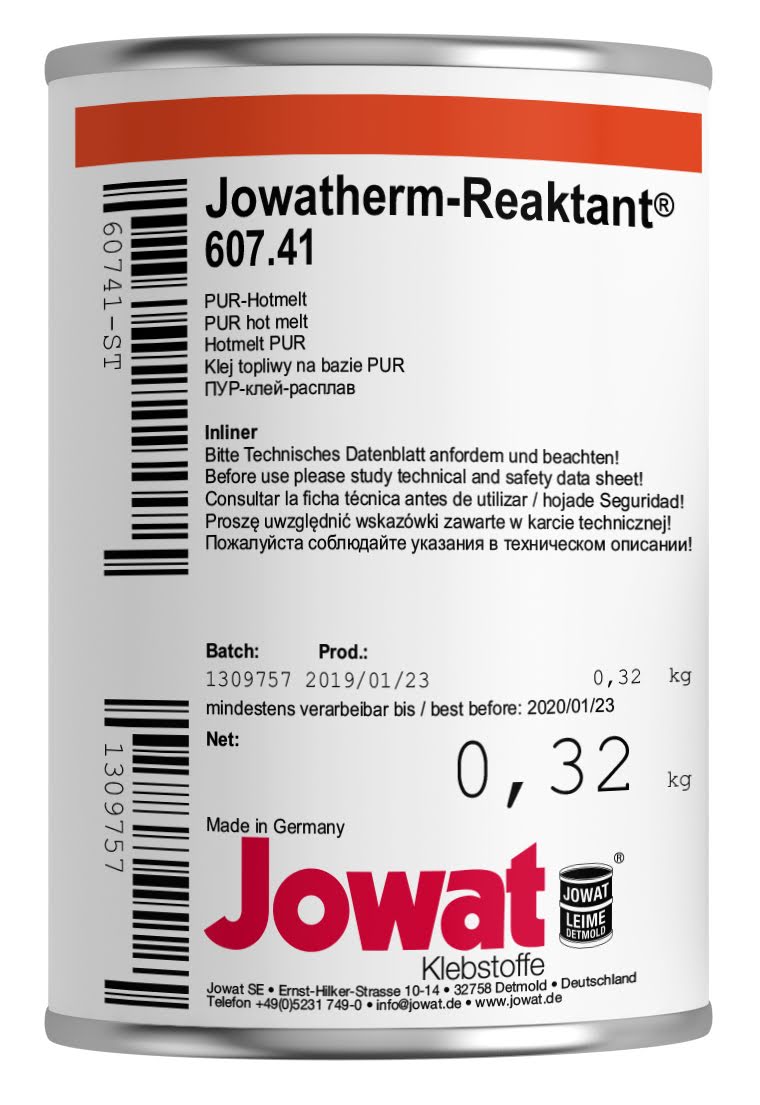 JOWATHERM 607.40/41 PUR-SMELTLIJM REAKTANT HOLZHER