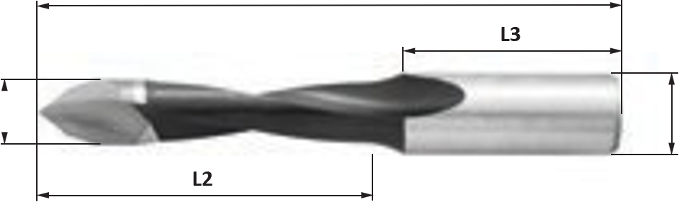 HM DOORGANGSBOOR MET VRIJLOOPHOEK