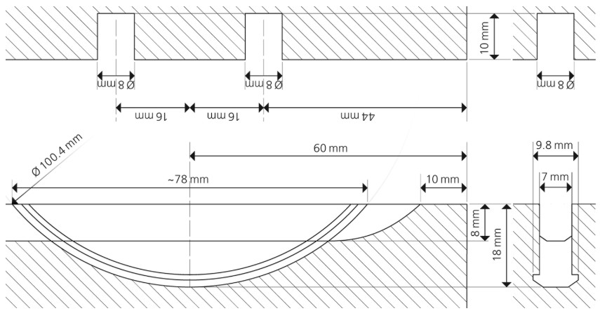 Lamello Divario P-18 300 paar