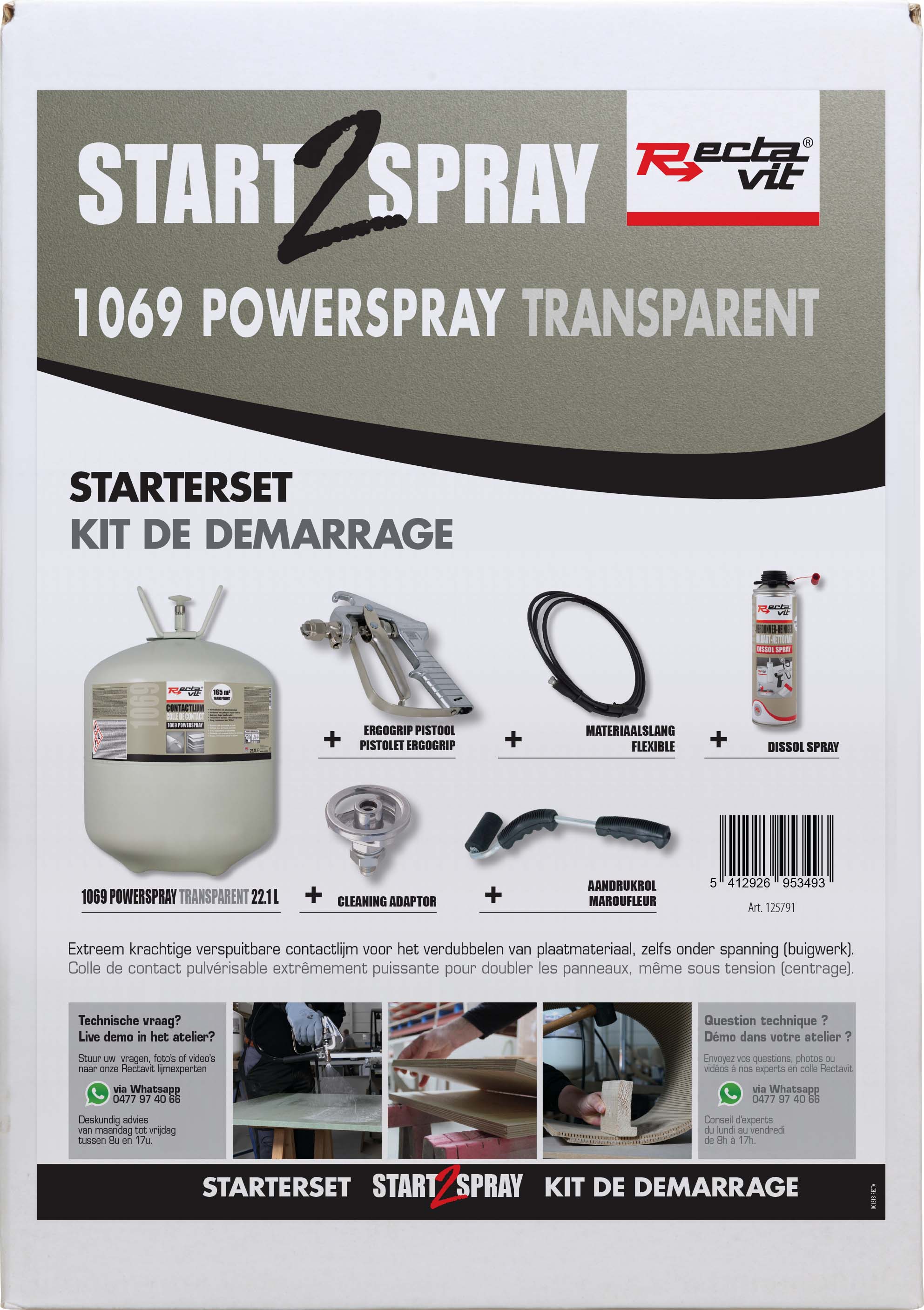 RECTAVIT 1069 POWERSPRAY START2SPRAY SET