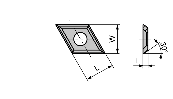 HW wp mesjes standaard Z3 trapezium