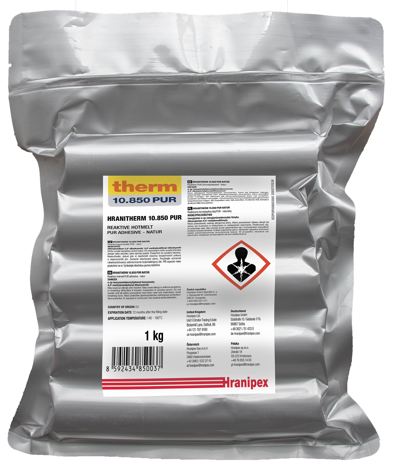 Hranitherm PUR smeltlijm 850/851
