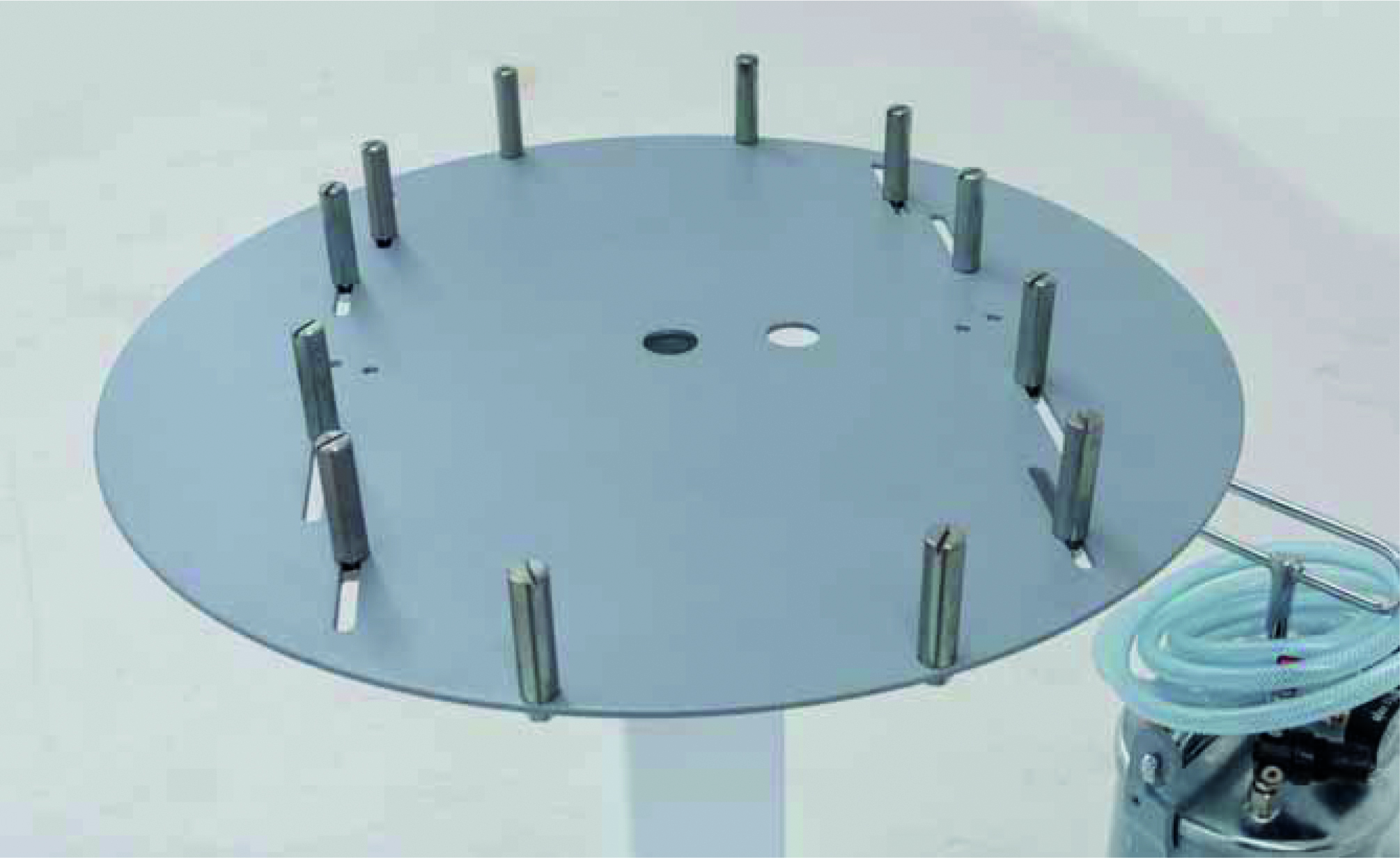 PIZZI lijmstation in hoogte verstelbaar met roterende plateau