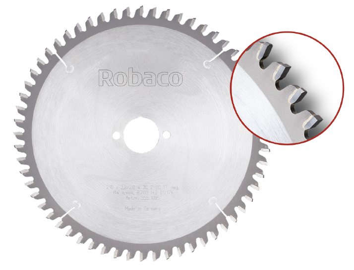 HM Cirkelzaag Aluminium met negatieve spaanhoek