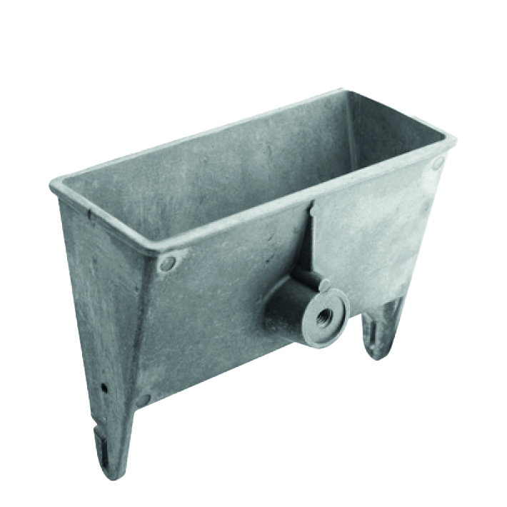 PIZZI aluminium container voor lijmroller