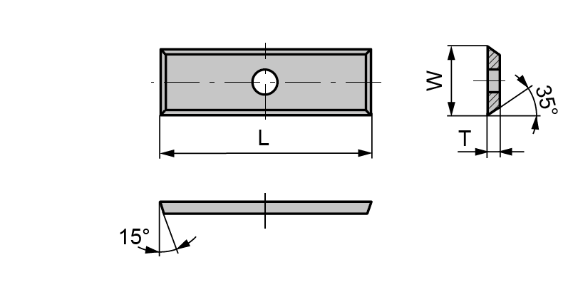 HW wp mesjes standaard 35° H12 Z=4