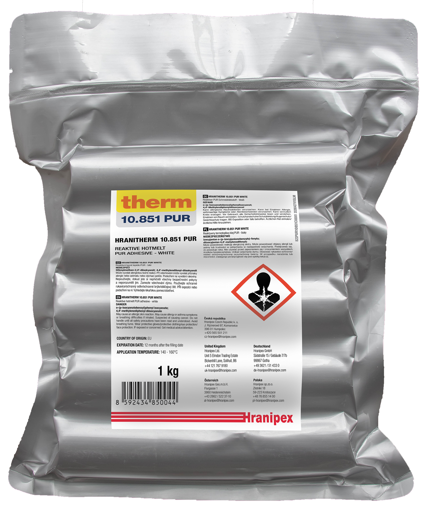 Hranitherm PUR smeltlijm 850/851