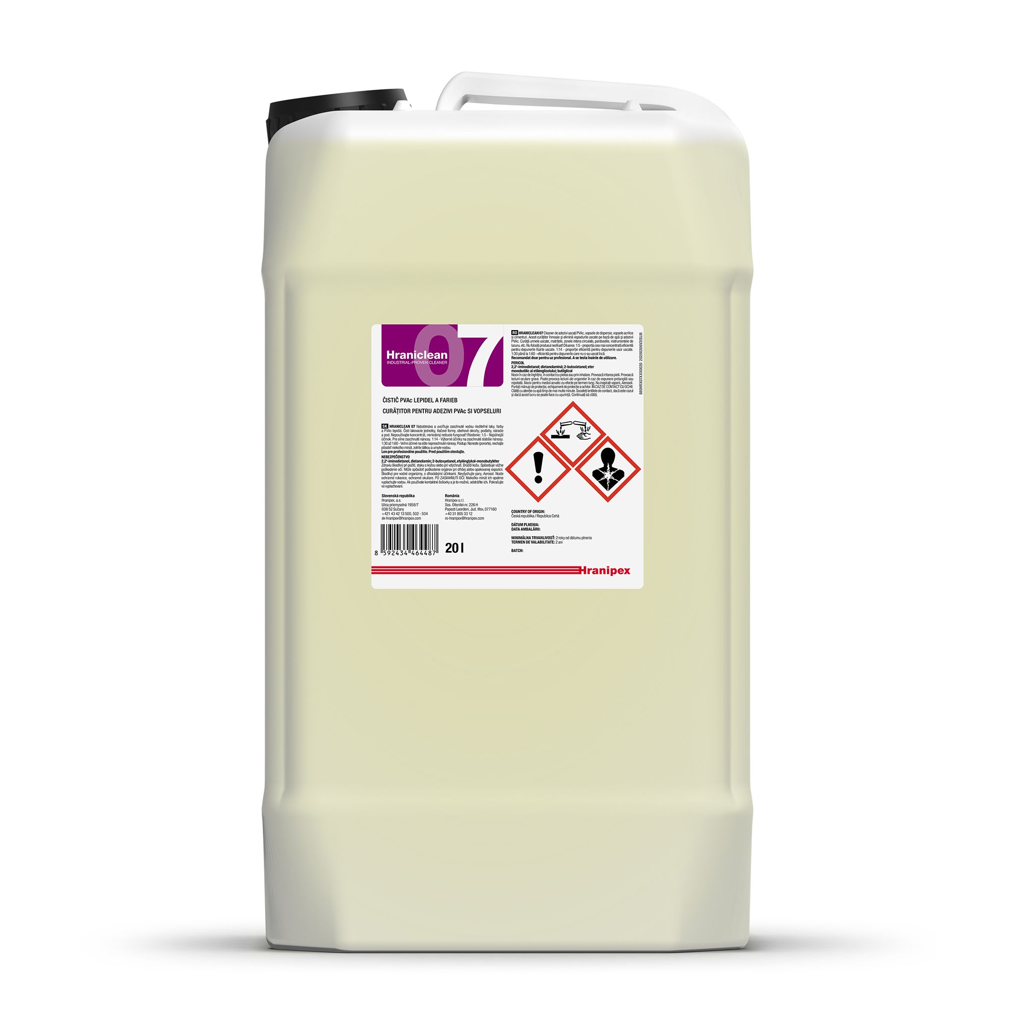 Hraniclean 07 concentraat reiniger verf/PVAc