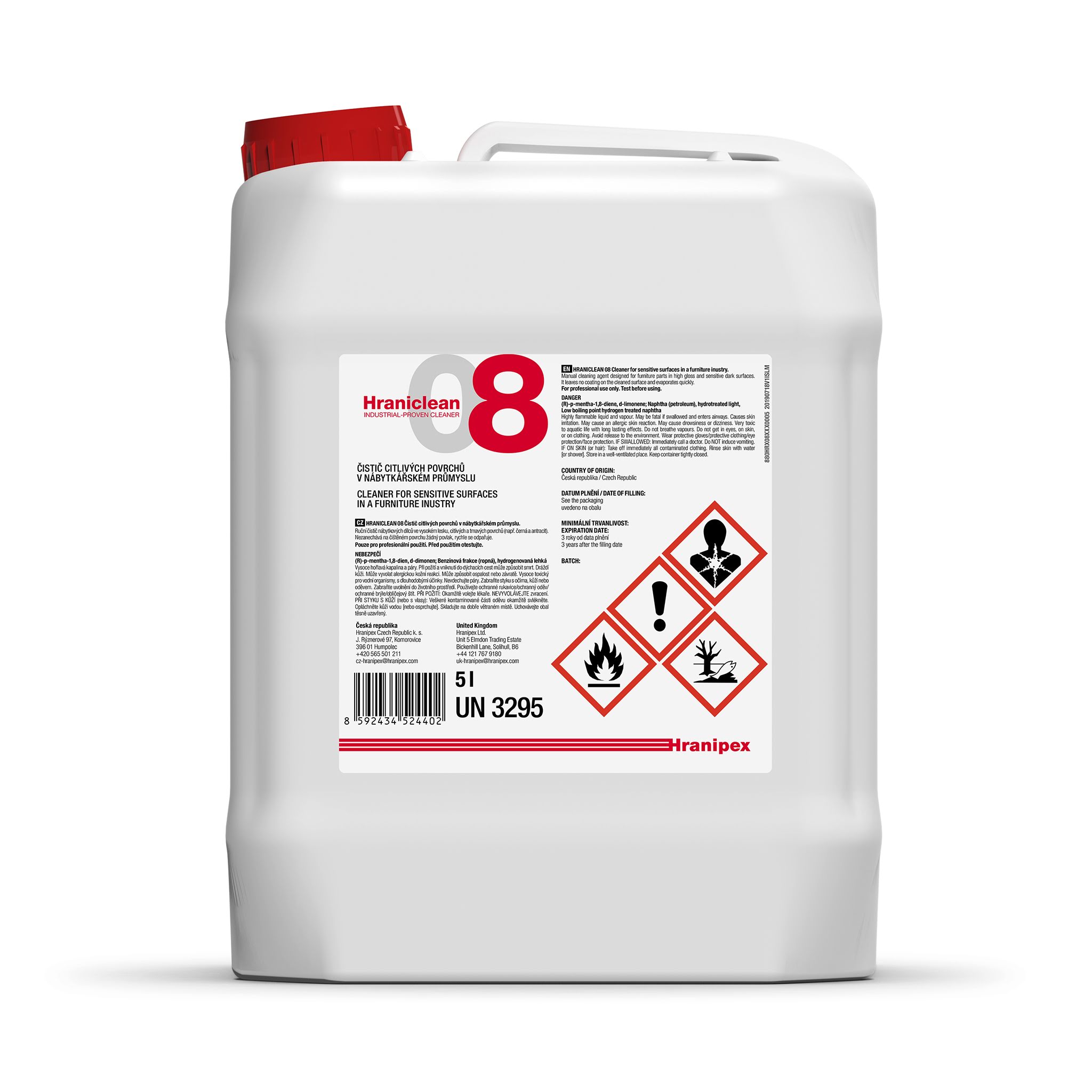 Hraniclean 08 hoogglans/supermat reiniger