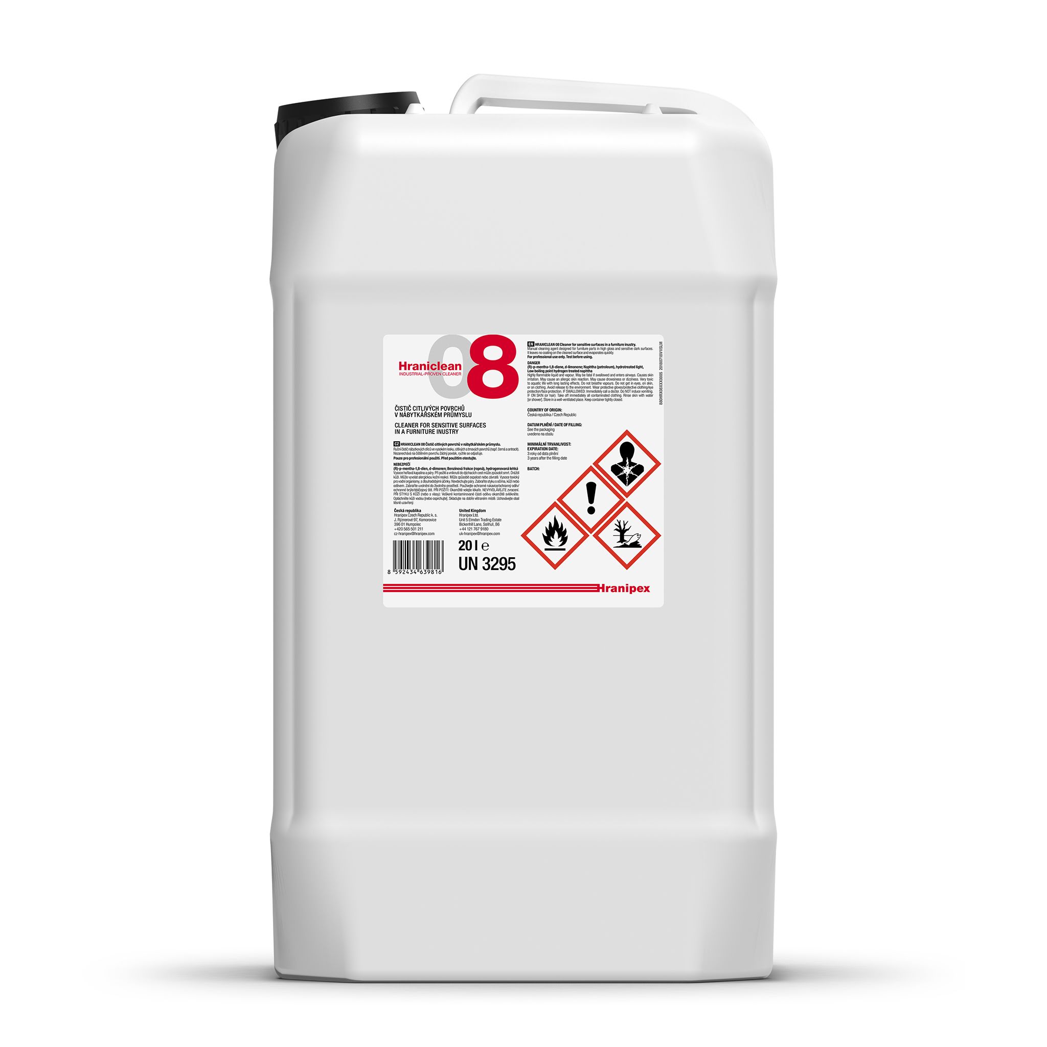 Hraniclean 08 hoogglans/supermat reiniger
