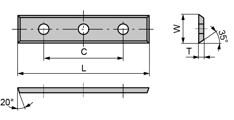 HW wp mesjes standaard 35° L50 Z4 (G3)