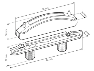 Lamello Divario P-18 300 paar