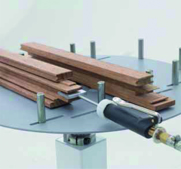 PIZZI lijmstation in hoogte verstelbaar met roterende plateau