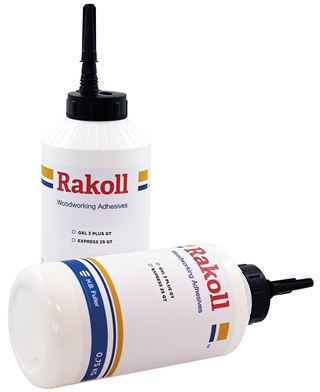 LEGE LIJMFLES MET PLATTE ZIJDE