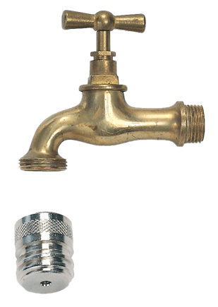 PIZZI koppelstuk lijmsproeier/waterkraan